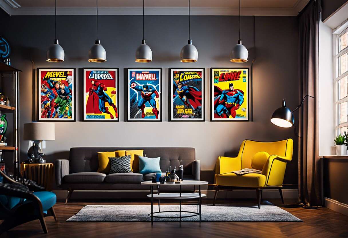 Lampe 3D Marvel et DC Comics : illuminez votre passion pour les films et séries
