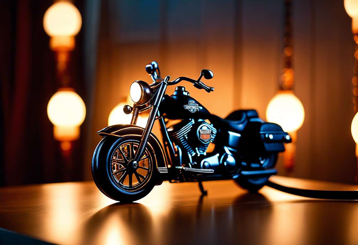 Lampe 3D Moto Harley-Davidson : éclairage Déco pour les Passionnés
