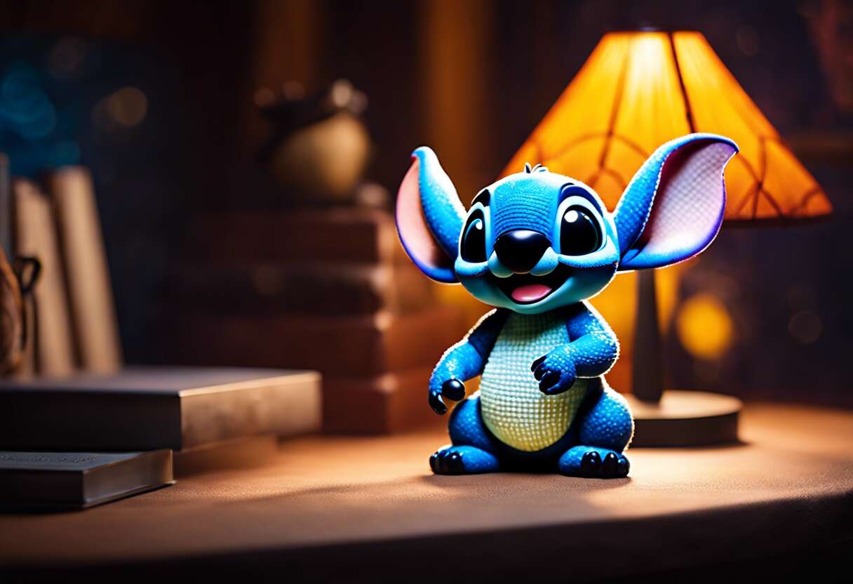 Lampe 3D Stitch Souillon : l'accessoire parfait pour les fans de Disney !
