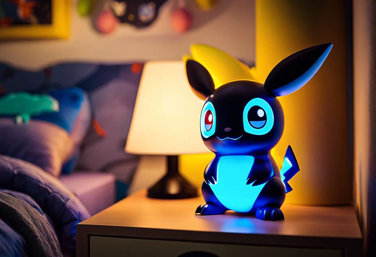 Lampe LED 3D Pokémon pour la jeunesse : illuminez la chambre de vos enfants !