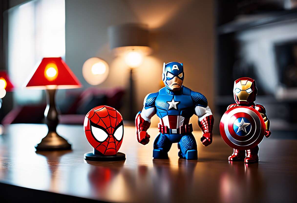 Lampes 3D Marvel : illuminez votre intérieur avec vos héros préférés