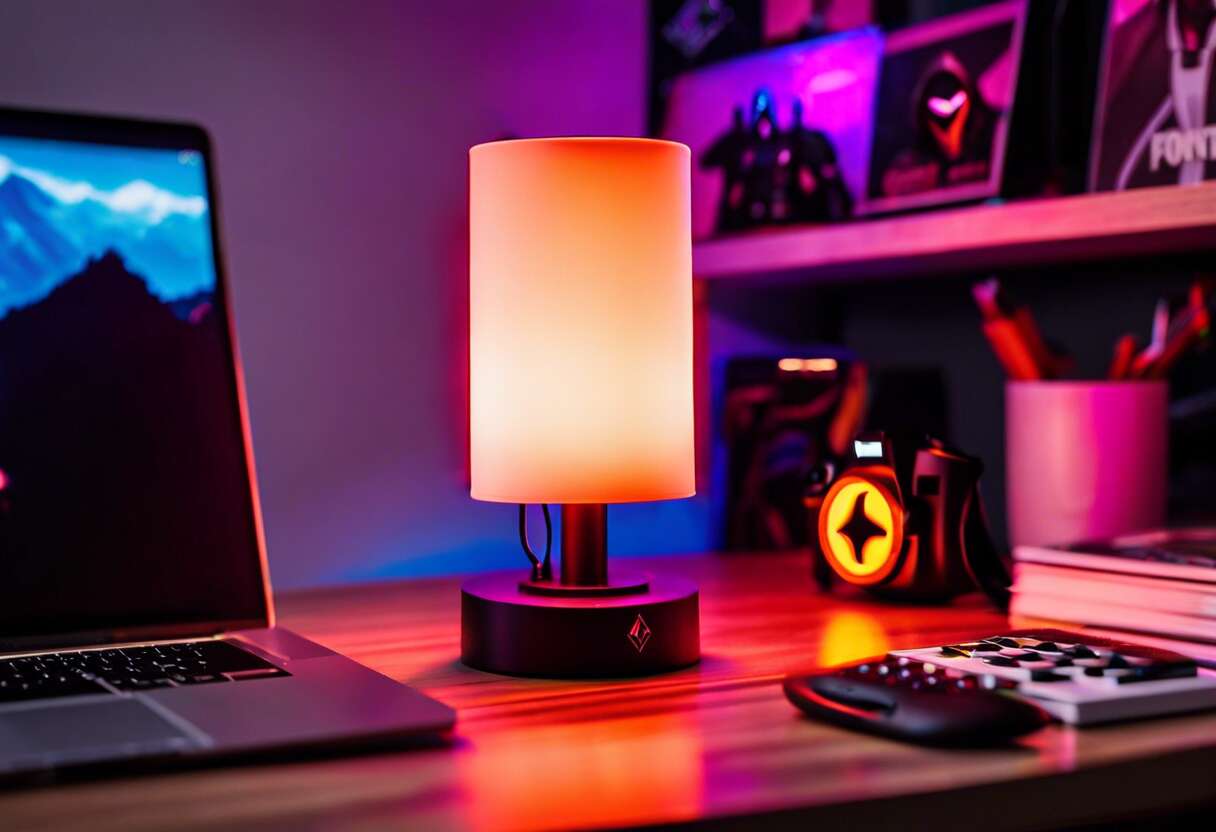 Lampe 3D Fortnite Ikonik : déco tendance pour les fans du jeu
