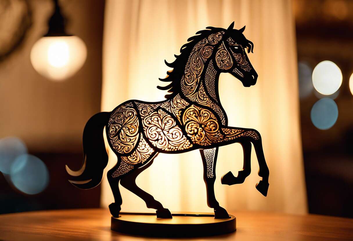 éclairage et passion : le combo gagnant des lampes 3d équestres