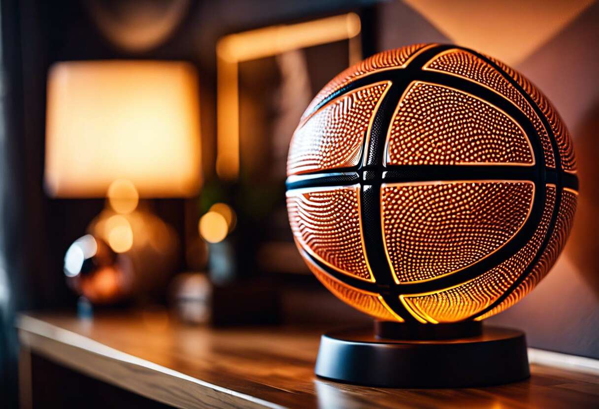 Tendance déco : pourquoi opter pour une lampe basketball en 3D ?