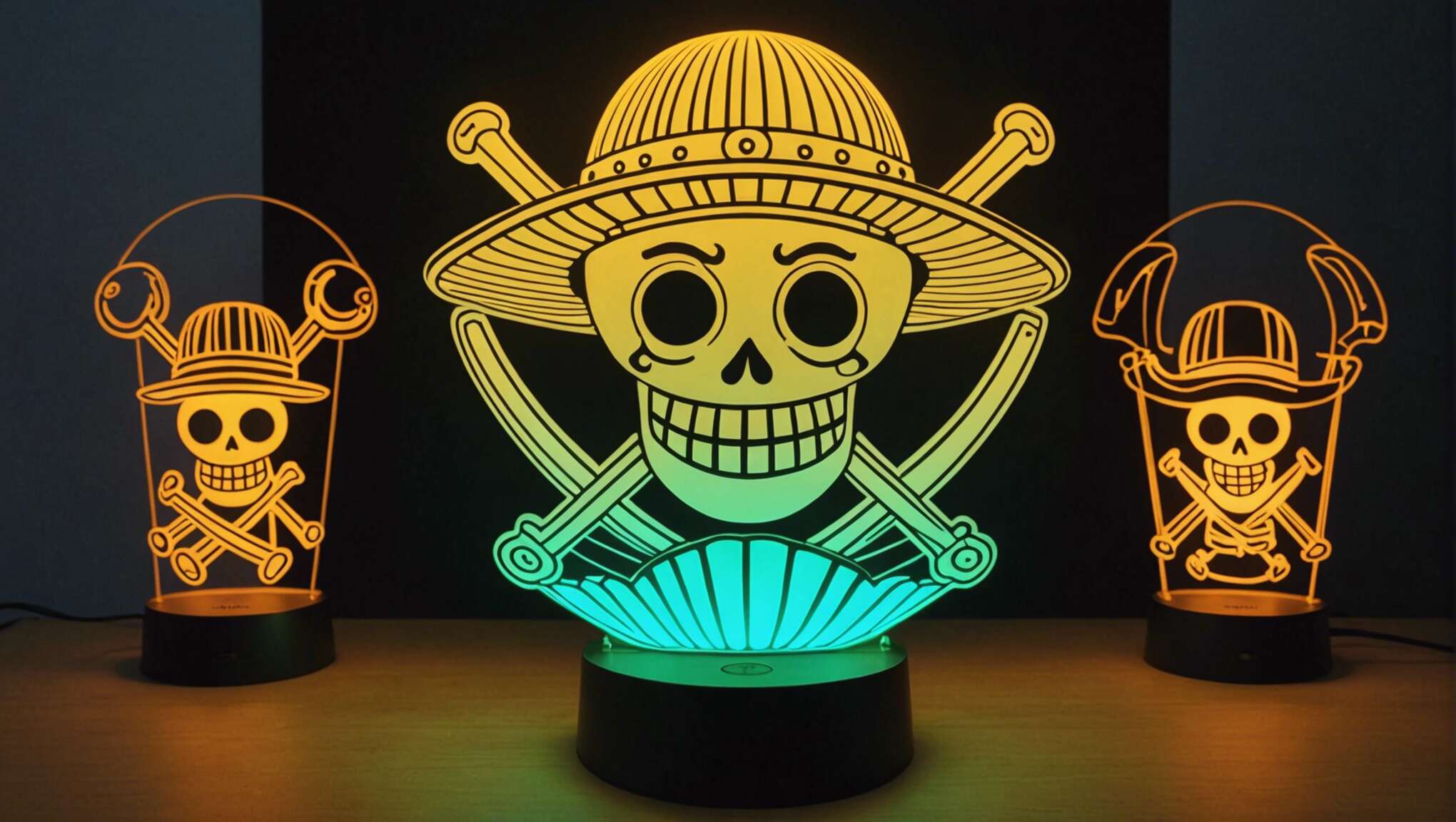 Plongée dans l'univers lumineux de one piece : à la découverte des lampes 3d