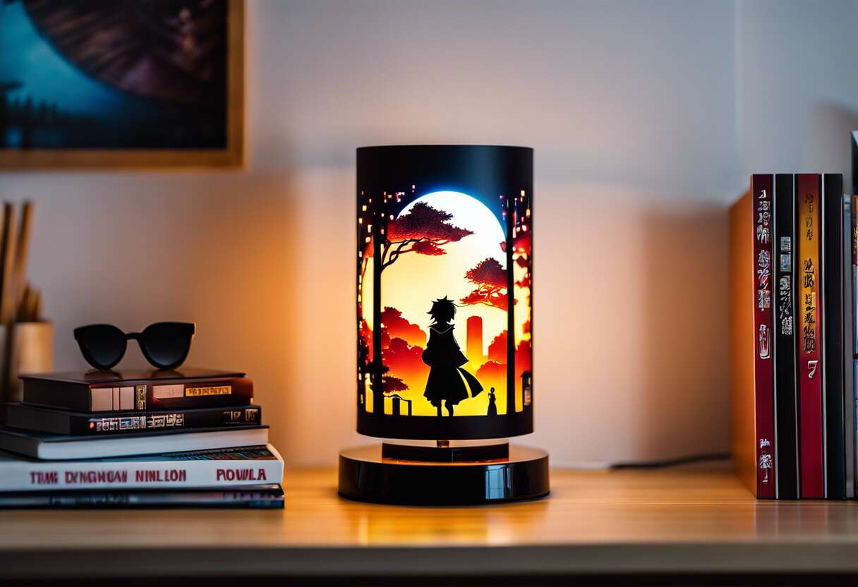 Lampe 3D Manga : trouvez la Parfaite Illusion Lumineuse pour Fans de Manga