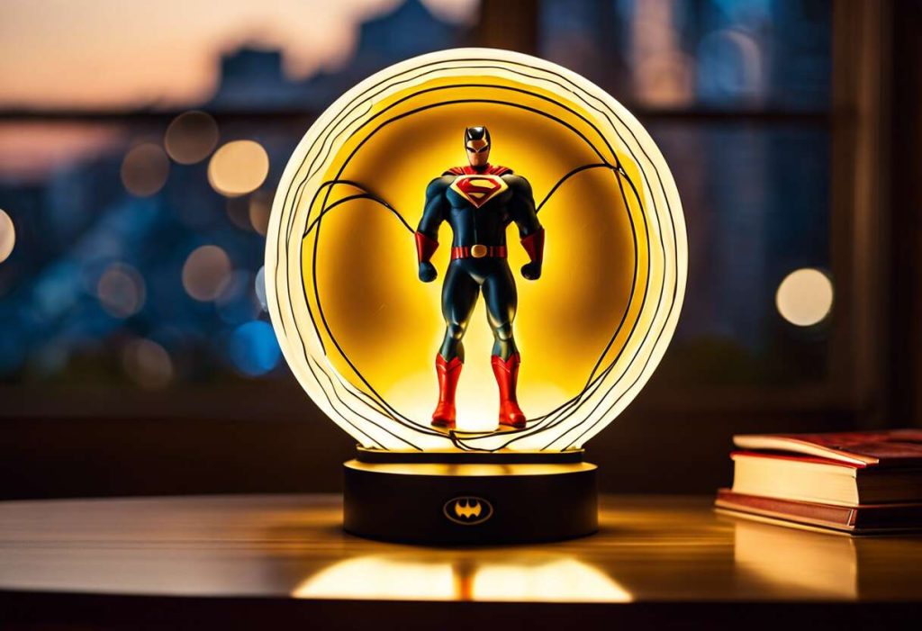 Cadeaux originaux : offrir une lampe 3D Super-héros à un fan