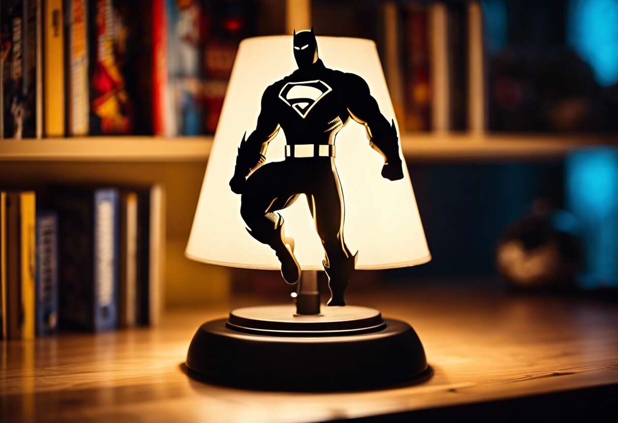 Lampe 3d super-héros : entre décoration et passion des comics