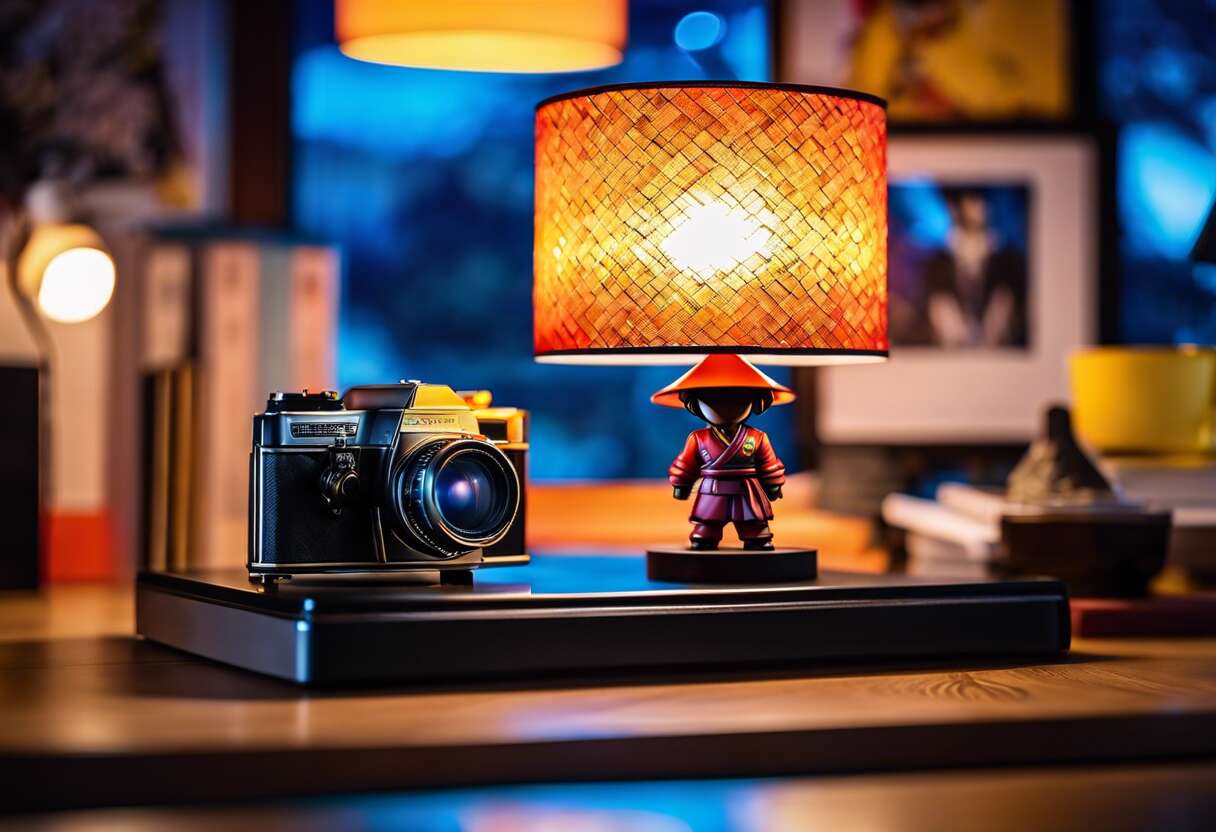 Lampe 3D Satoru Gojou sans bandeau : décoration manga incontournable
