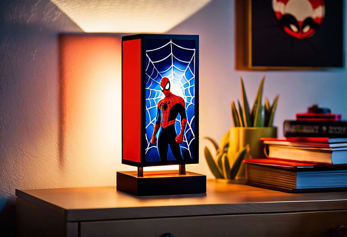 Découverte lumineuse : quelle lampe 3D pour fans de Spider-Man ?