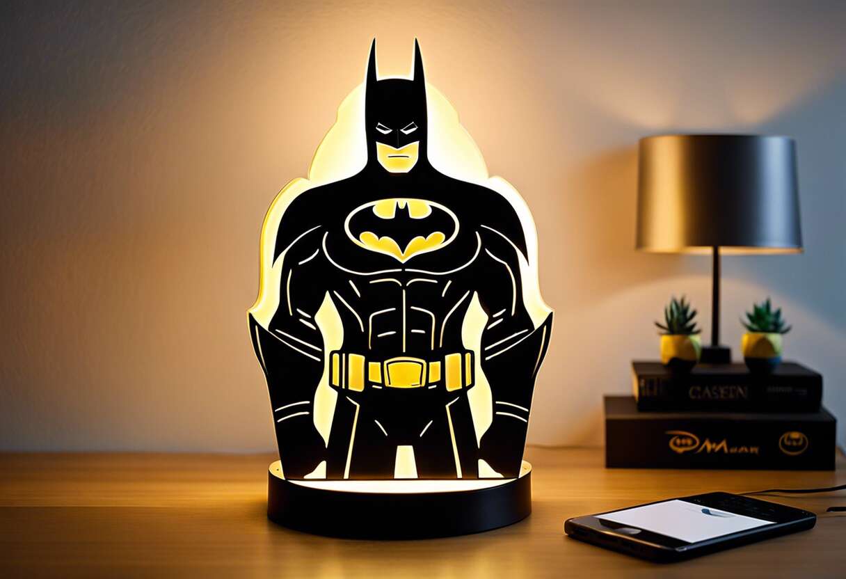 Pourquoi opter pour une lampe 3D Batman dans sa décoration ?