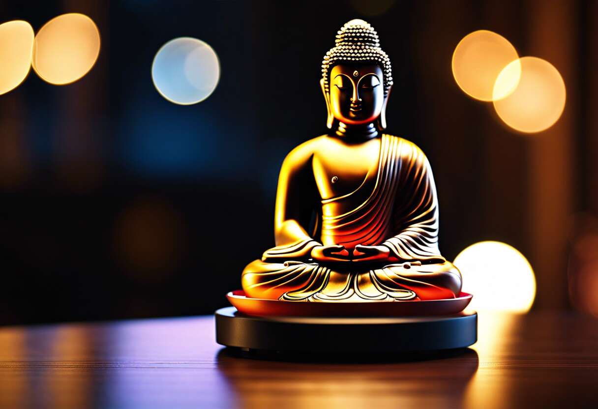 Caractéristiques et avantages des lampes led 3d à l'effigie du bouddha