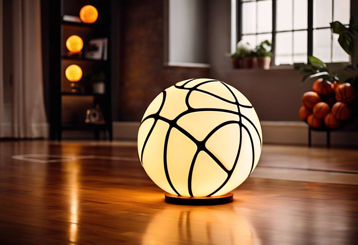 La fusion du style et de l'économie d'énergie : lampe led basketball 3d