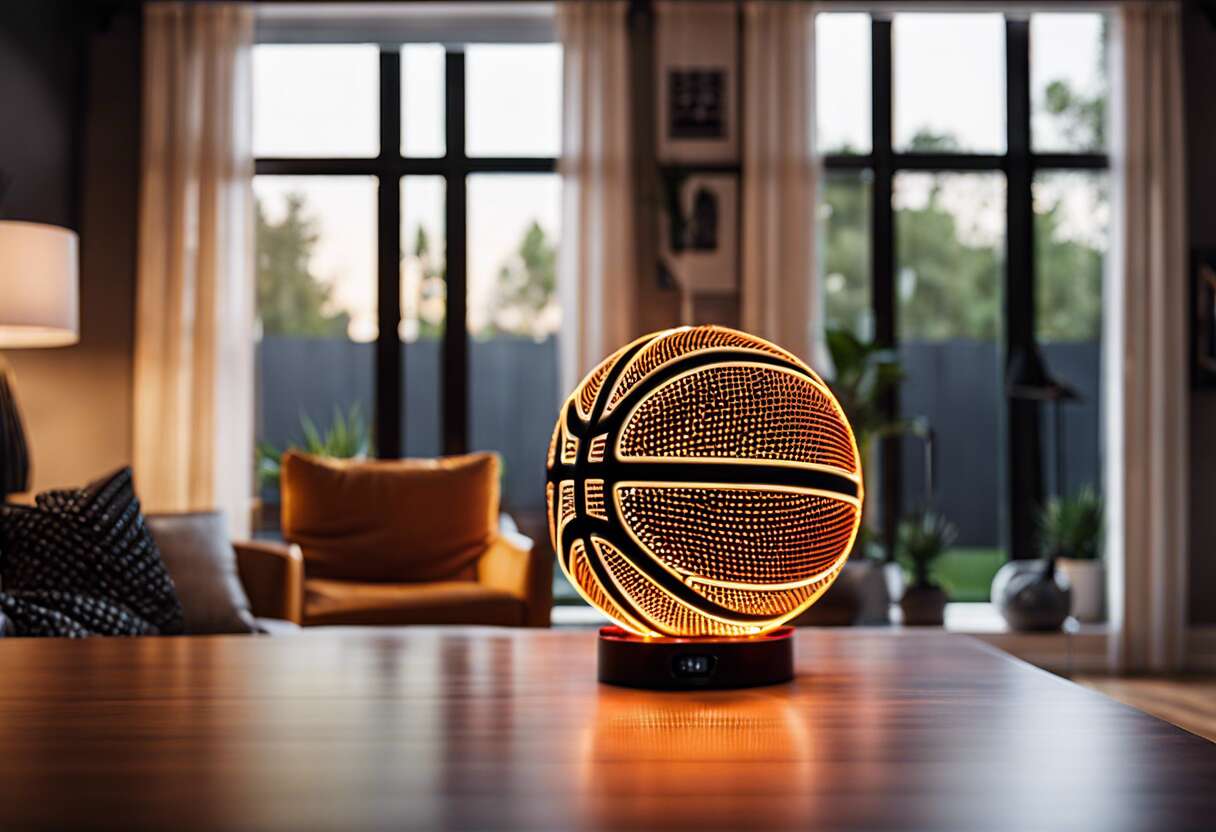 Choisir sa lampe led basketball effet 3d : critères et installation