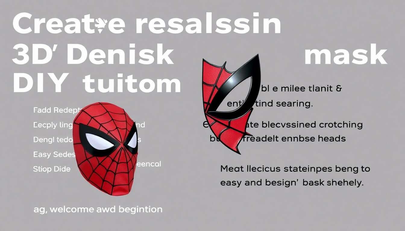 L'installation facile du masque 3d de spiderman : un diy accessible à tous