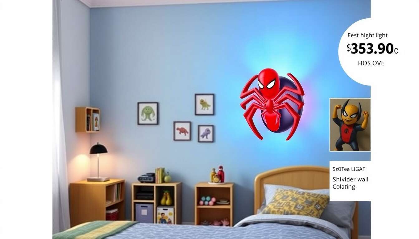 Acheter l'applique murale spiderman 3d : conseils et meilleurs prix