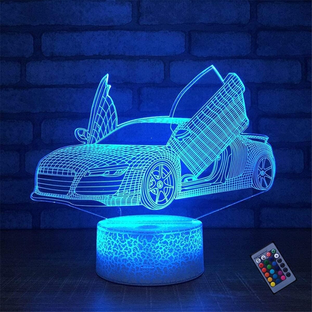 Avis : lampe 3D YTDZLTD, l'illusion qui éclaire vos soirées