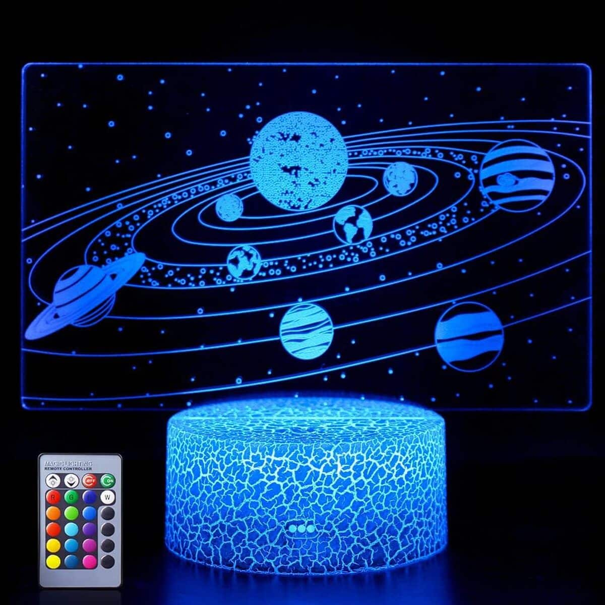 Test Lampe 3D Hoofun : illusion Galaxie pour Enfants