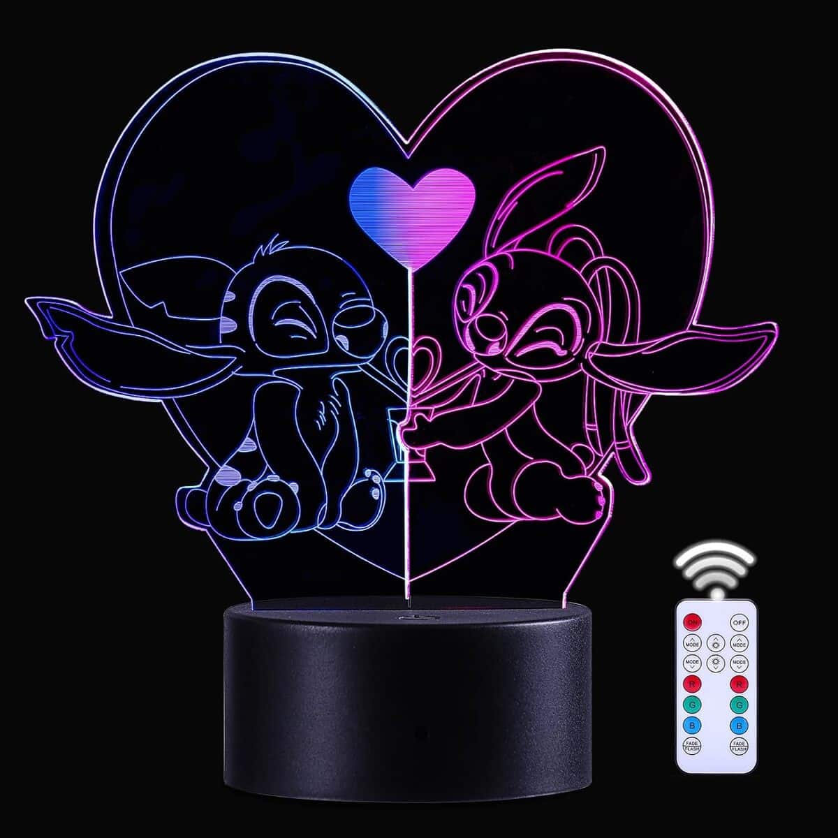 Test veilleuse 3D Lilo & Stitch : un gadget lumineux pour la chambre