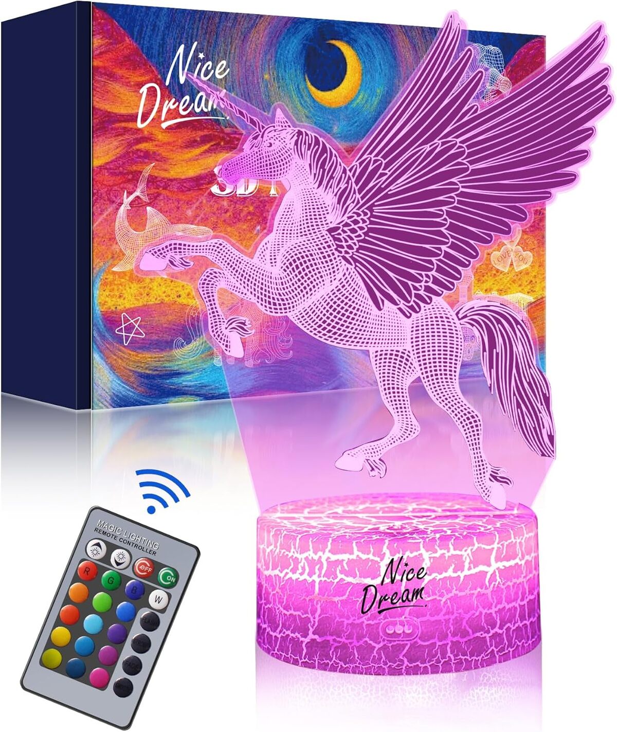 Test Veilleuse Nice Dream 3D : lumière et Couleurs pour Chambre d'Enfant