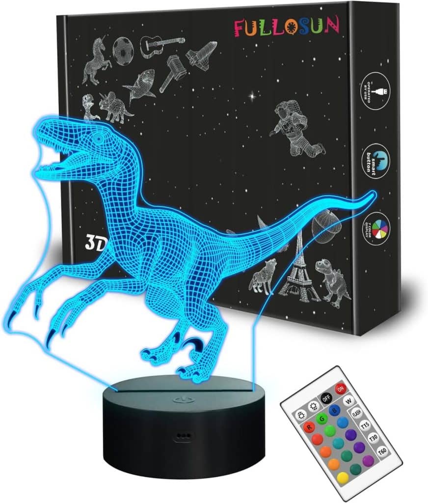 Veilleuse 3D Dinosaure : test et Avis