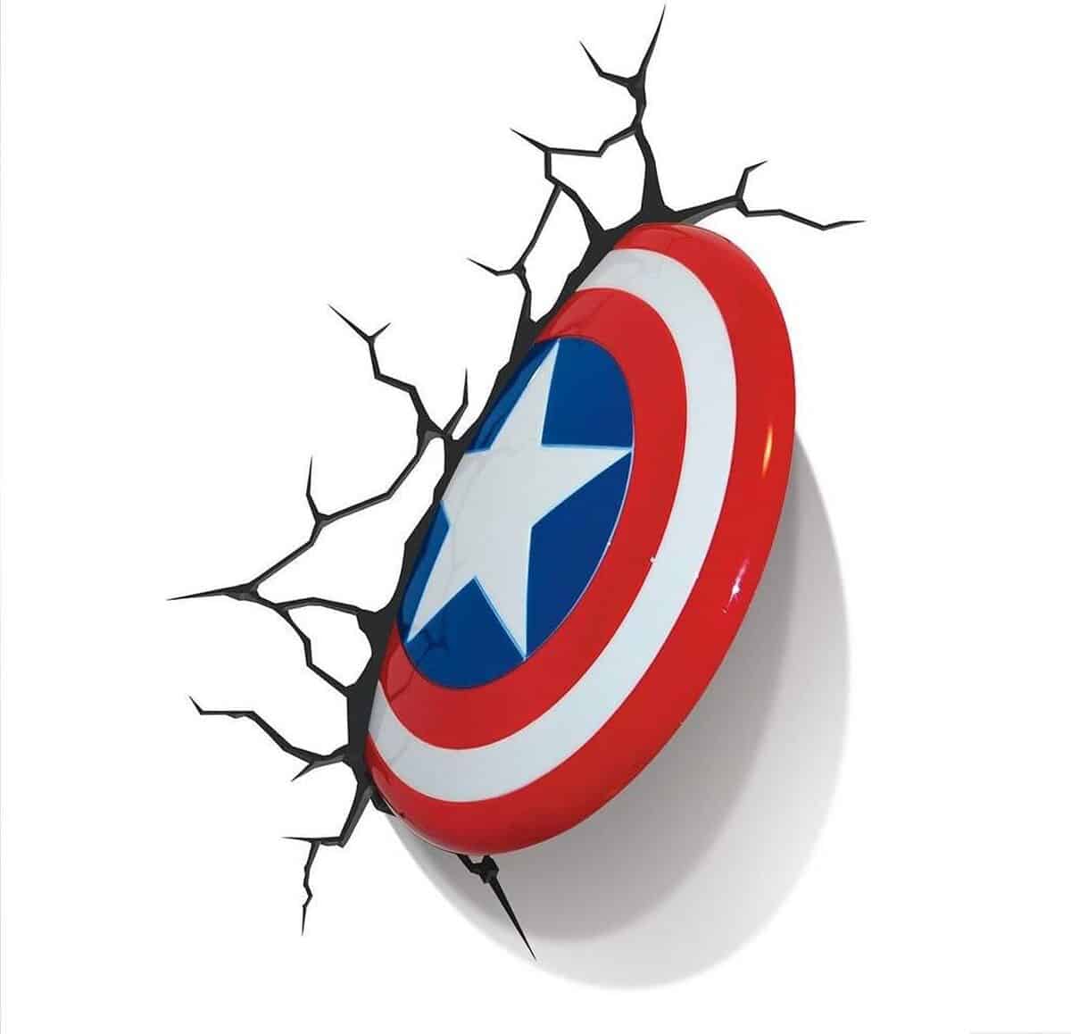 Test : 3D Light FX bouclier Captain America, avis déco murale en 3D