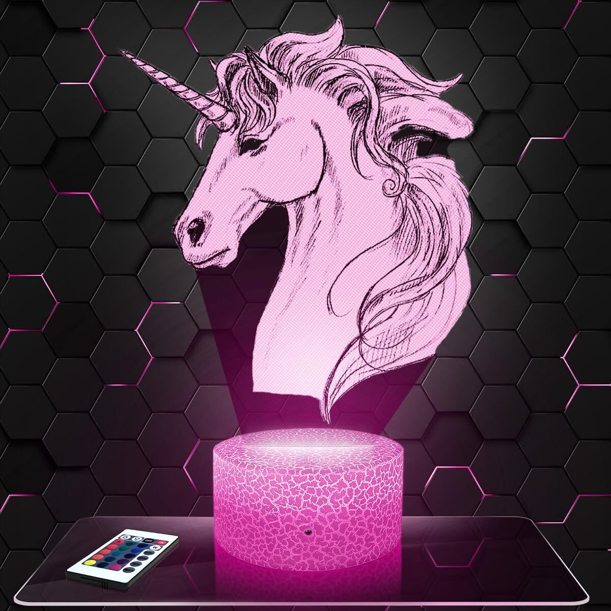 Test : lampe veilleuse tactile 3D unicorn