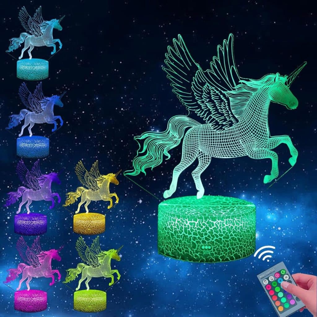 Test : probuk veilleuse licorne, lampe 3D magique