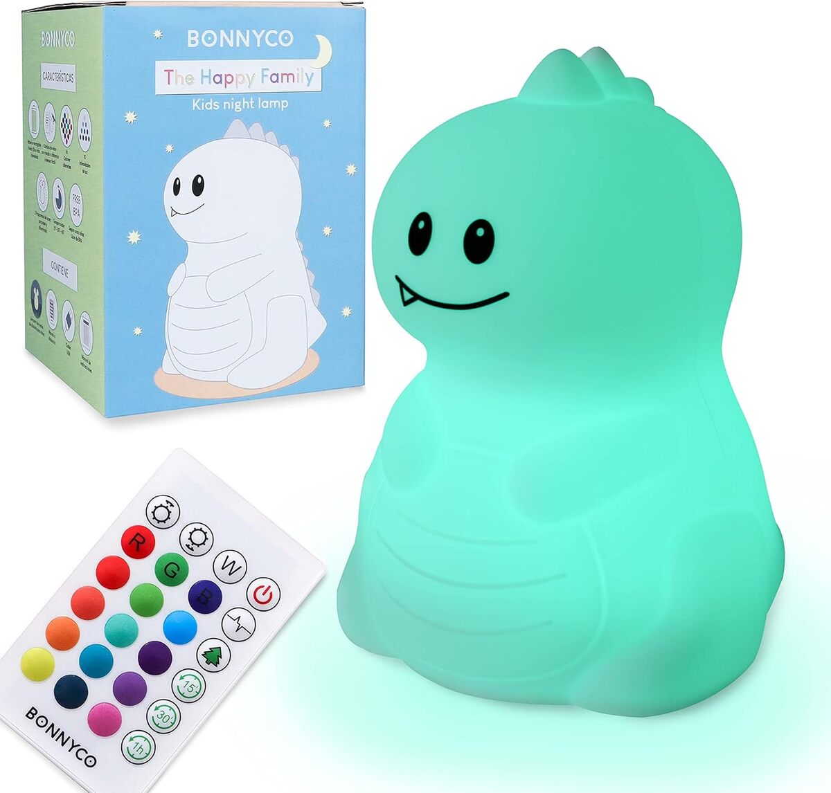 Test : veilleuse enfant dinosaure Bonnyco, douce lumière pour nuits apaisées