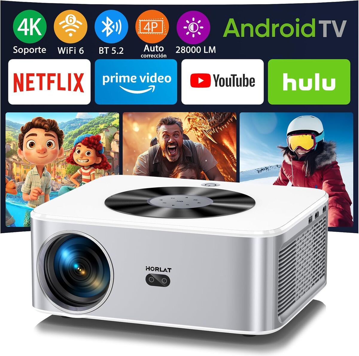 Test du vidéoprojecteur Horlat 4K : performance et polyvalence