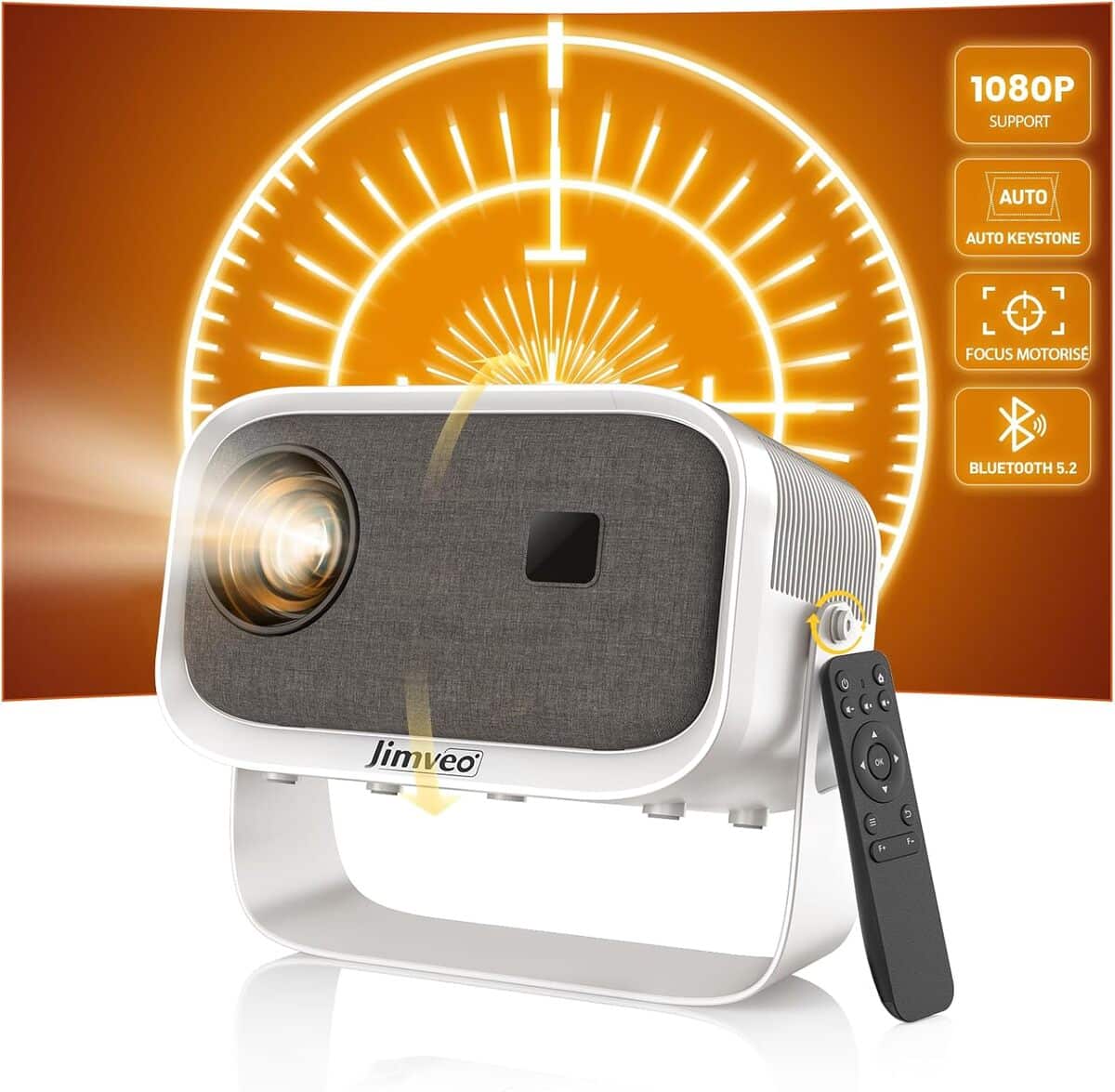 Test du vidéoprojecteur Jimveo Mini : immersion totale à 360°