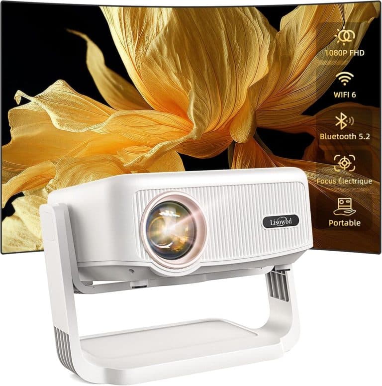 Videoprojecteur 4K 1080P 1300 ANSI - Autofocus, Android Intégré, WiFi6, Bluetooth, Dolby - 14