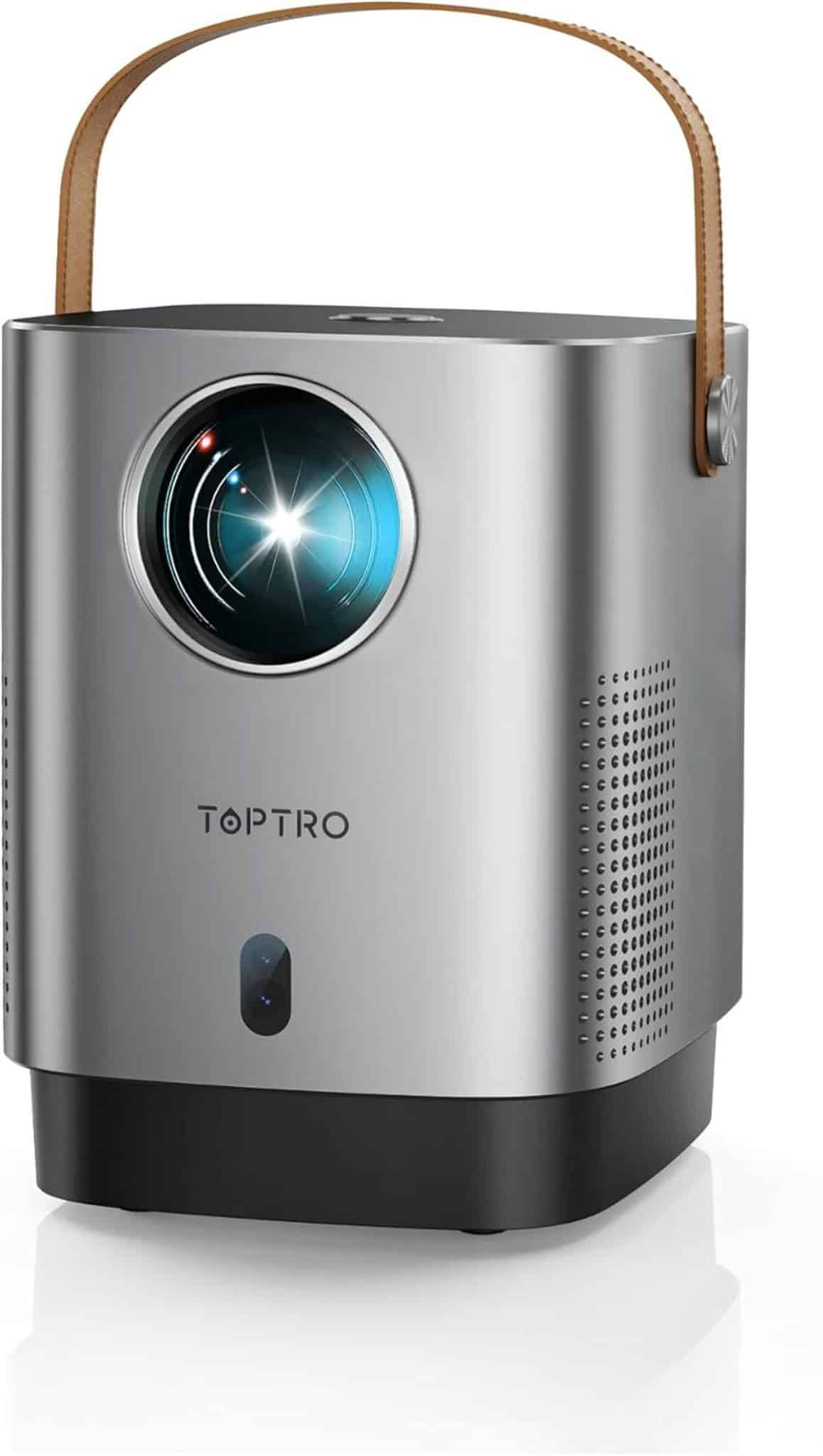 Test du mini projecteur Toptro 18000 lumens : performance portable