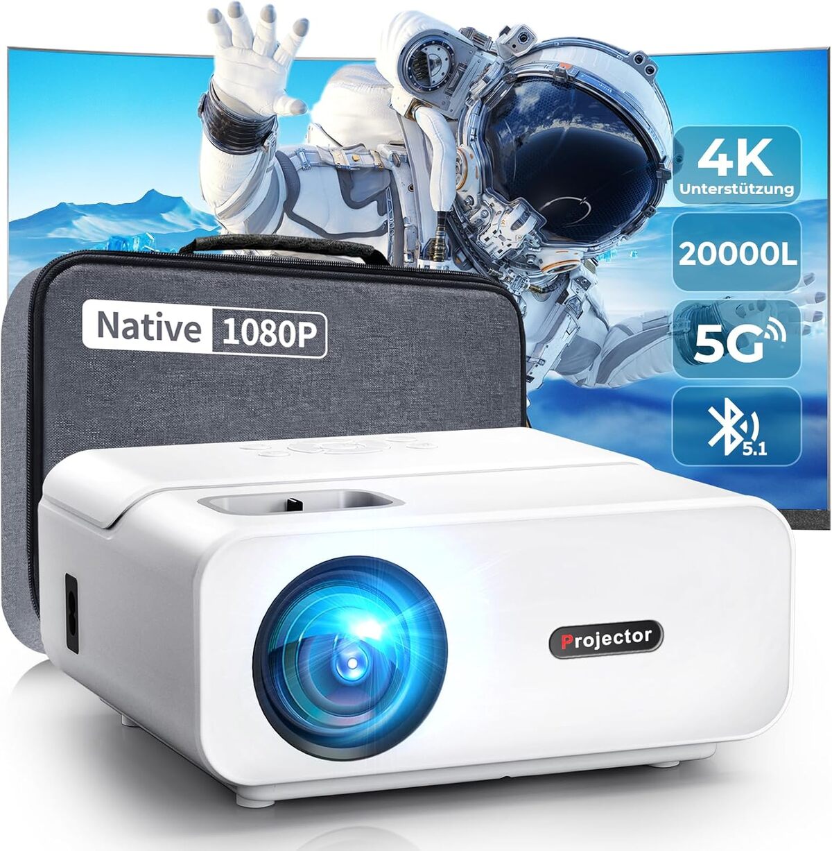 Test du vidéoprojecteur 4K Wi-Fi 5G LED : performance et compatibilité