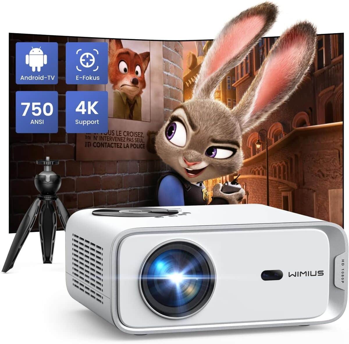 Test du vidéoprojecteur 4K WiMiUS : qualité et fonctionnalités au rendez-vous