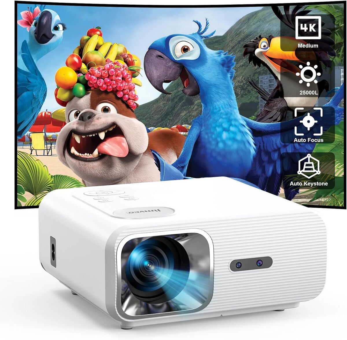 Test du vidéoprojecteur Jimveo 26000L : performance et praticité