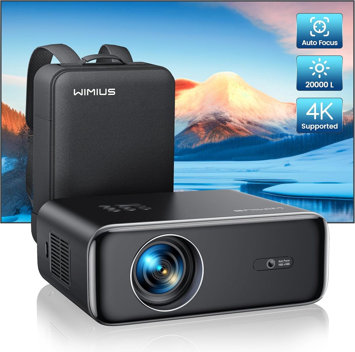 Test du vidéoprojecteur WiMiUS 4K : performance et connectivité au top