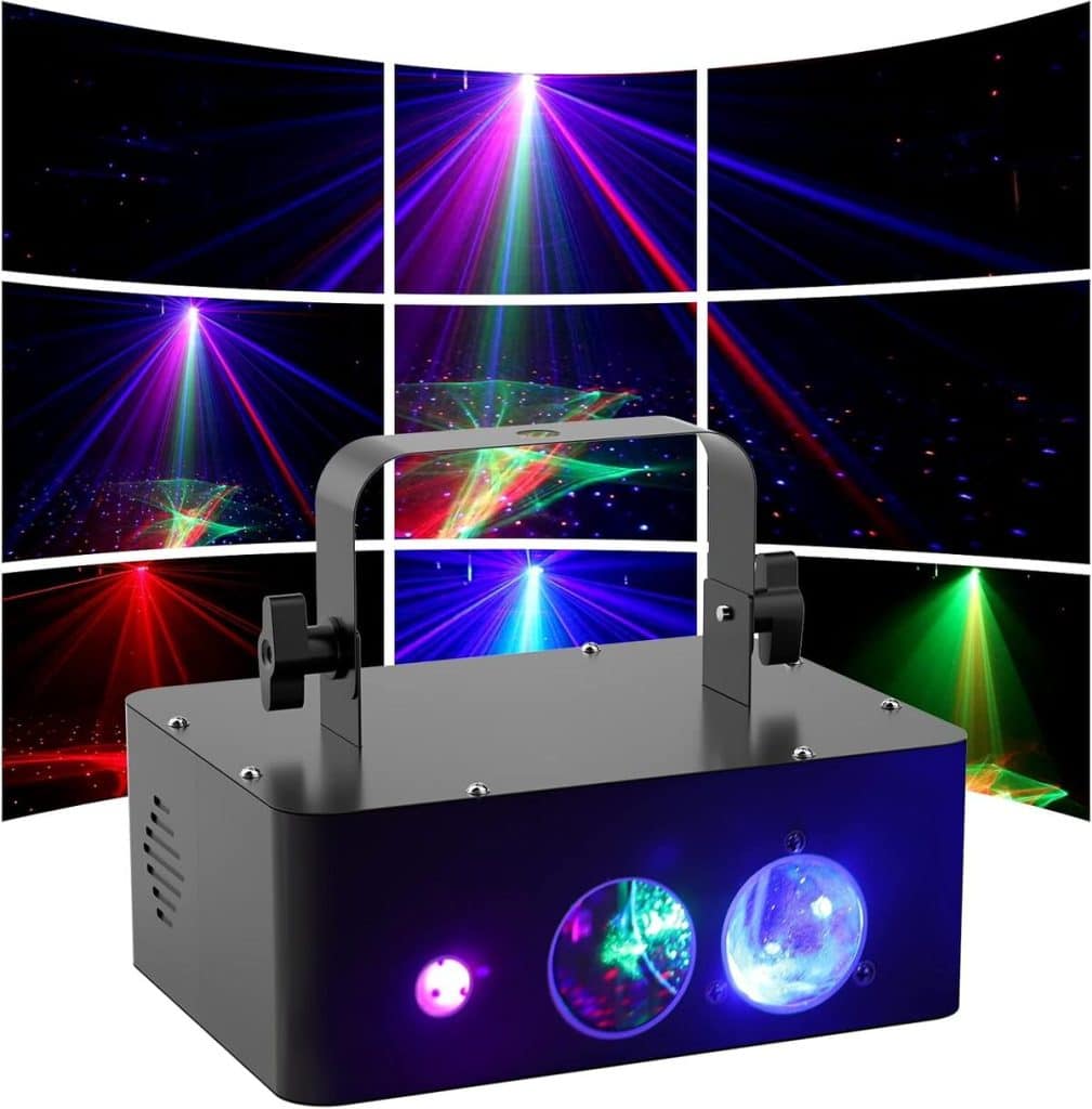 Test lumière de fête disco DJ LED 48W RGB