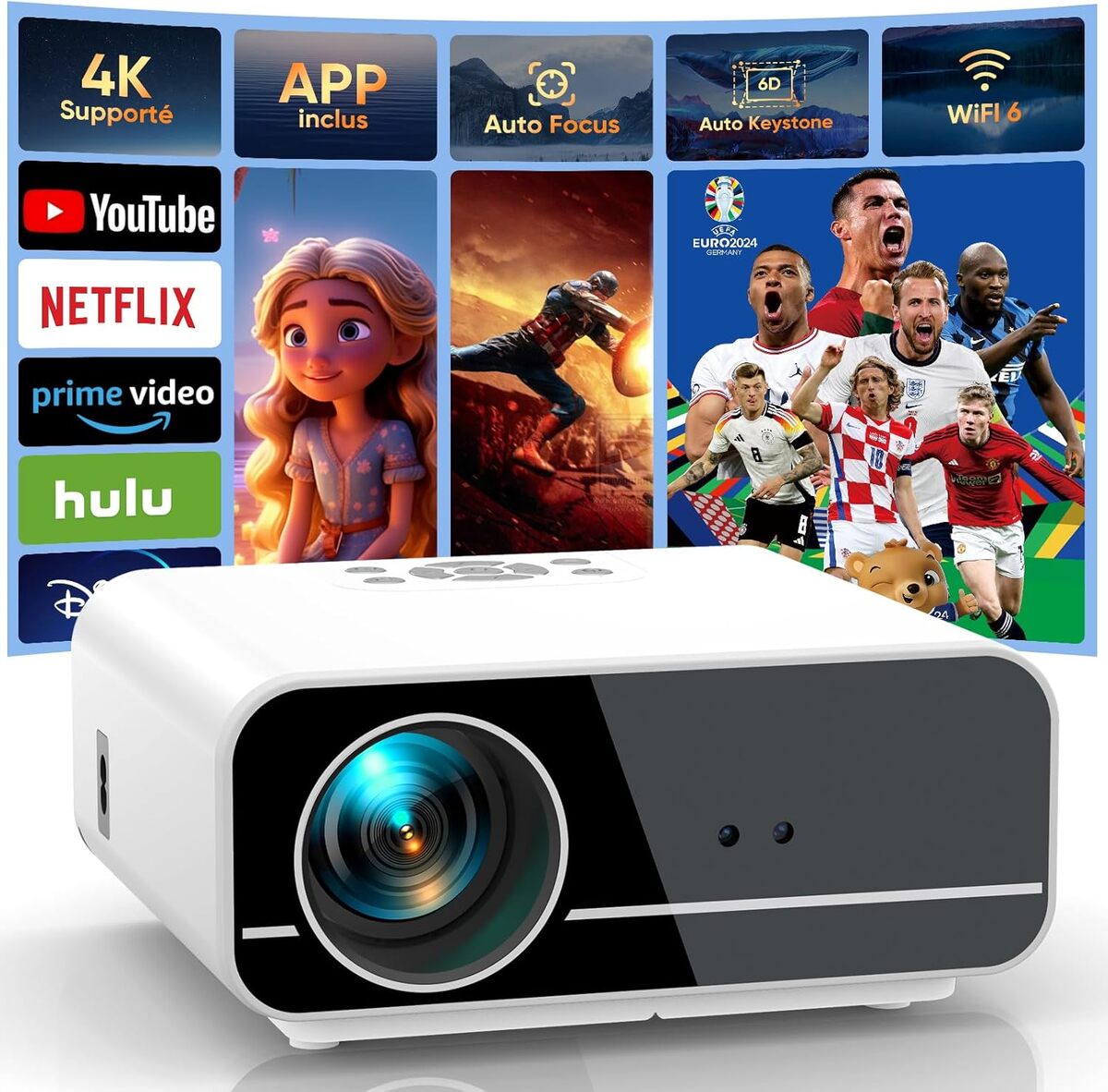 Test : vidéoprojecteur Netflix/Auto Focus 4K, la clarté à portée de main