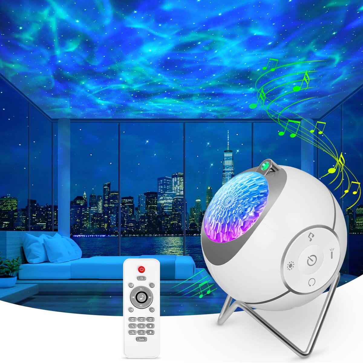 Avis : ibell projecteur ciel étoilé - une atmosphère magique chez vous