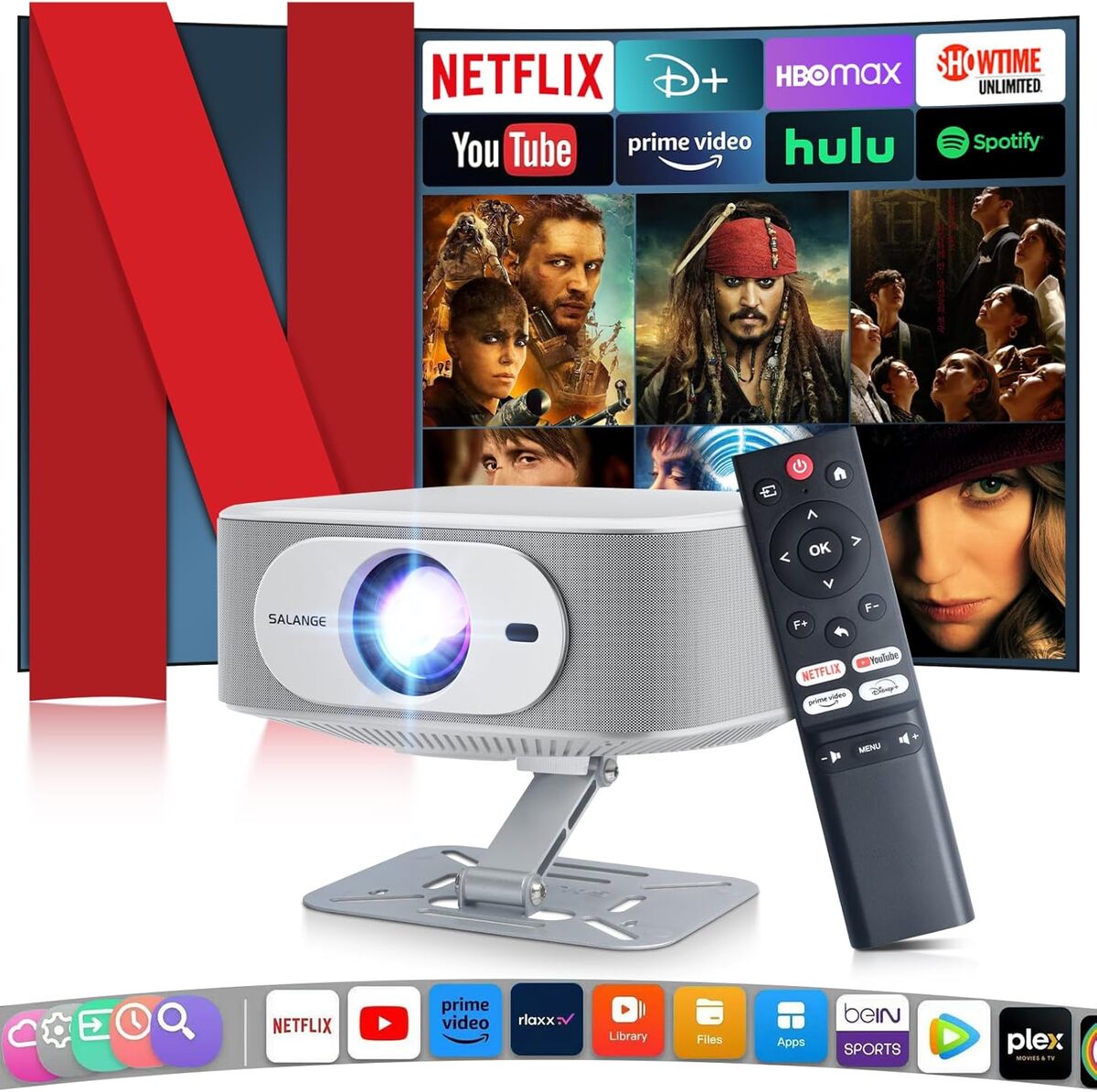 Test du vidéoprojecteur Salange : le modèle Netflix 1080P natif en action