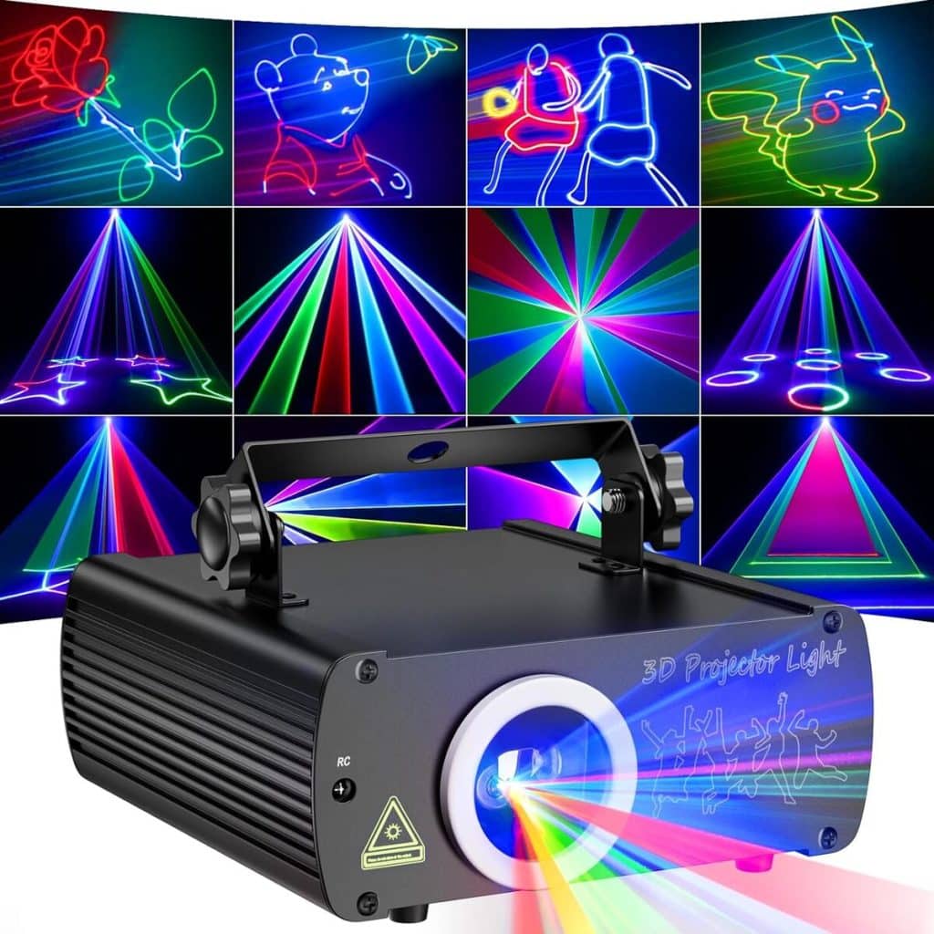 Test : ehaho jeux de lumière DJ RGB avec télécommande pour soirée