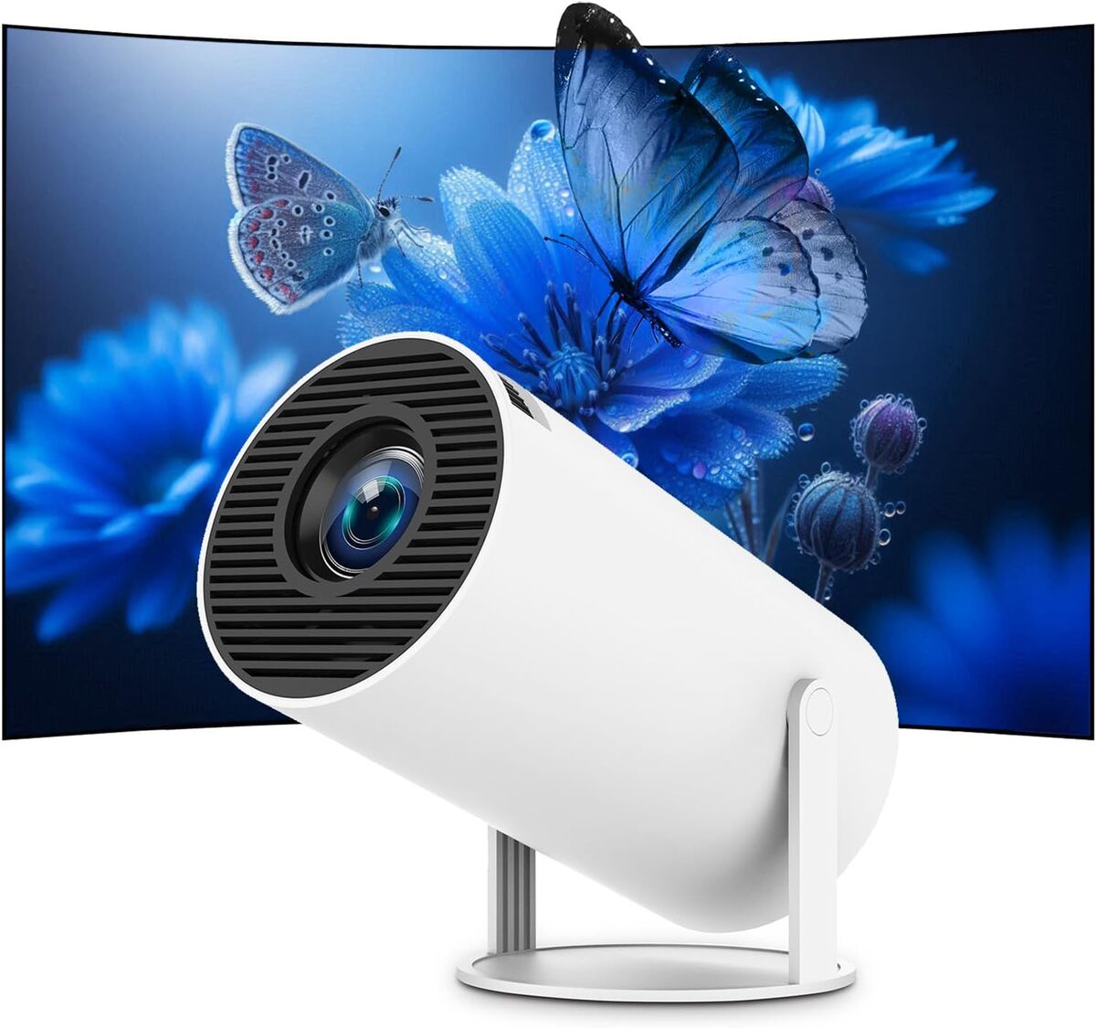 Test vidéoprojecteur portable FHD 4K Mini WiFi 6 BT5.2 avec app intégrée