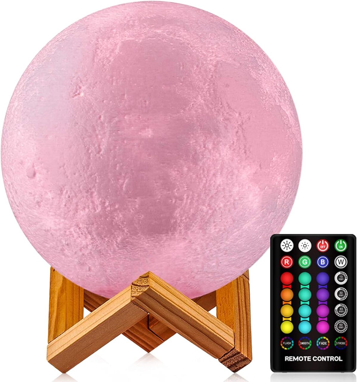 Avis sur la veilleuse lune 16 couleurs avec télécommande