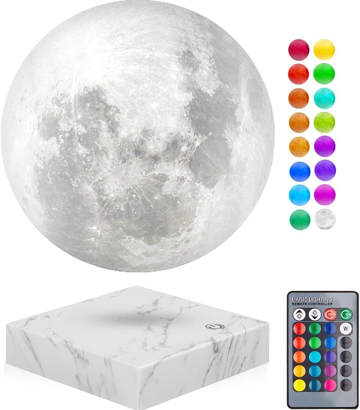 Test : lampe VGAzer Lune flottante et rotative à 16 couleurs