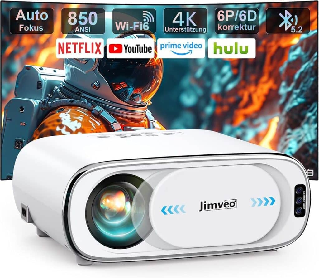 Test du vidéoprojecteur Jimveo 1080P : performance 4K et WiFi Bluetooth