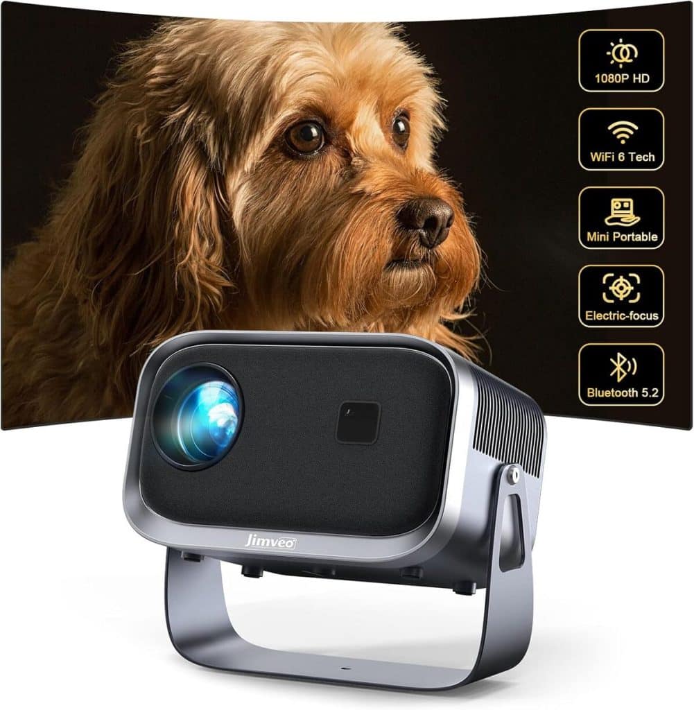 Test du vidéoprojecteur Jimveo E18 : technologie 360° et focale rapide