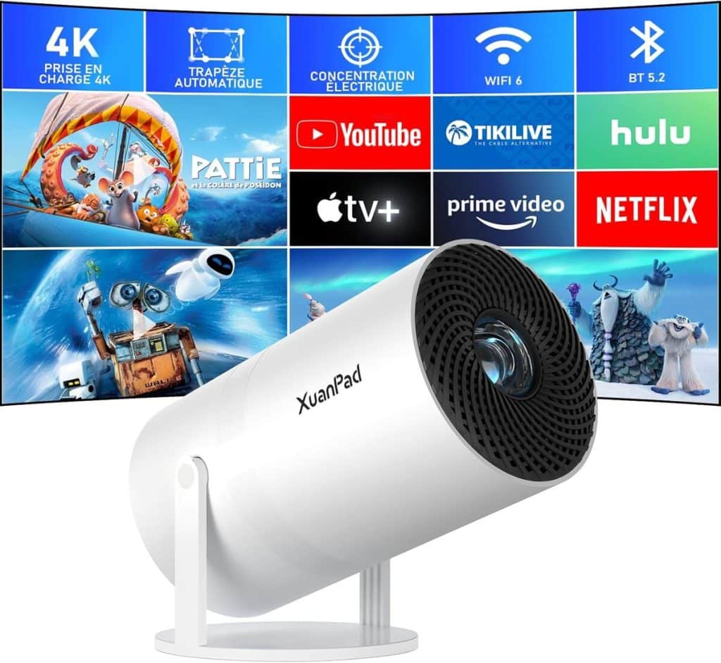 Test : mini projecteur XuanPad Full HD avec WiFi et Bluetooth