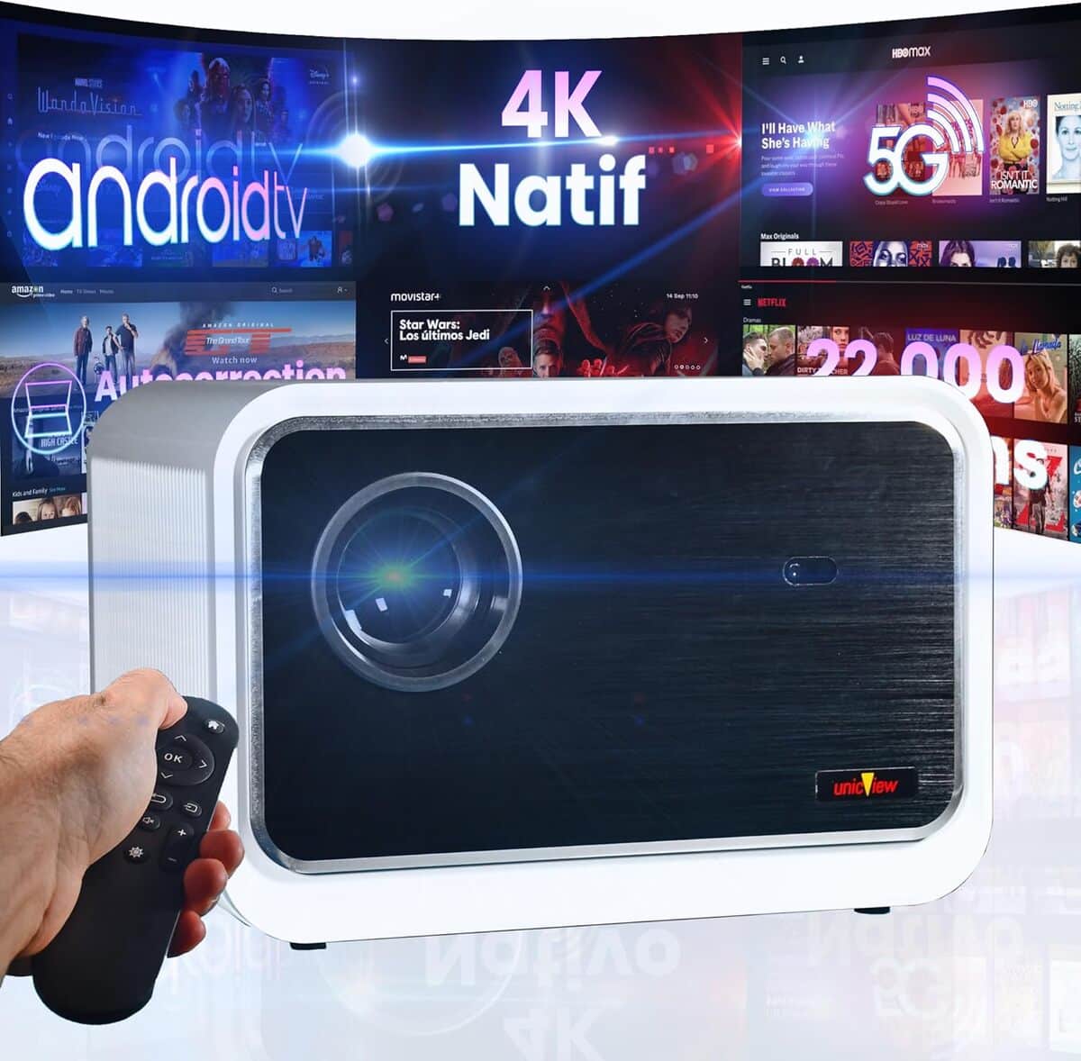 Test projecteur Unicview 4K Vision : home cinéma spectaculaire