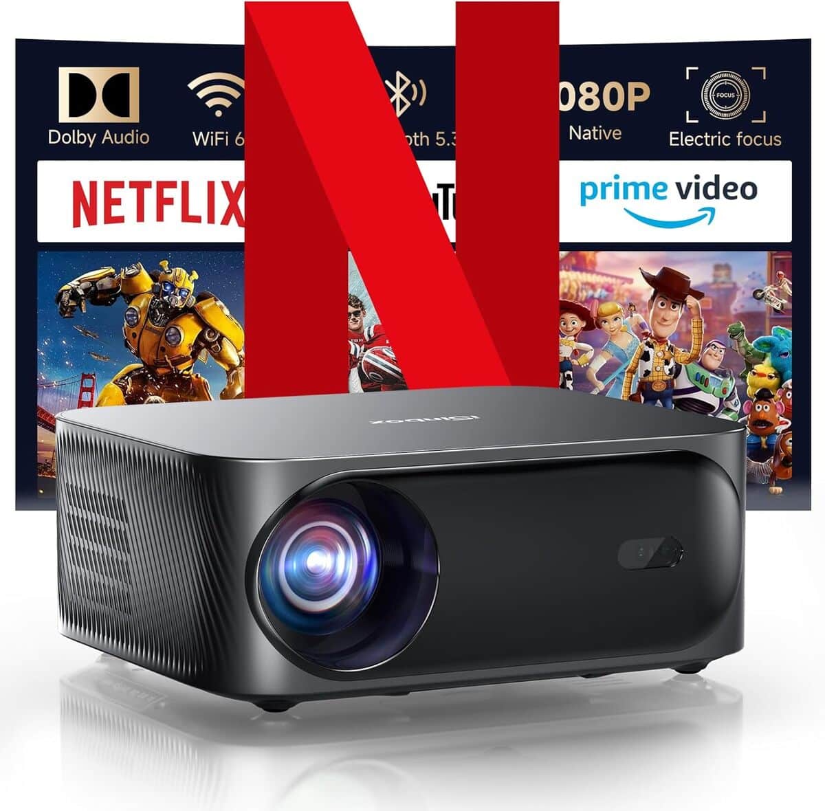 Test : vidéoprojecteur iSinbox 4K Wi-Fi 6 臼 Lumens